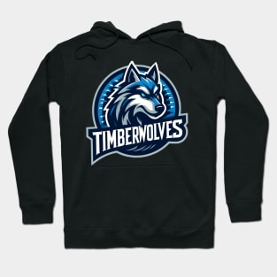 Minnesota timberwolves basketball wolf Hoodie